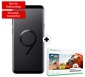 Bild zu [Top] SAMSUNG Galaxy S9+ Dual-SIM & Microsoft Xbox One S 1TB – Forza Horizon 4 Bundle für einmalig 99€ mit Vodafone Tarif mit 2GB Daten, SMS und Sprachflat für 19,99€/Monat