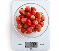 Bild zu Uten digitale Küchenwaage (bis zu 8kg, LC Display, 1g Präzision) für 7,99€