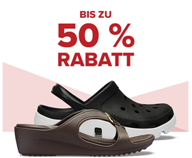 Bild zu Crocs Sale mit bis zu 50% Rabatt + 10% Extra-Rabatt auf alle reduzierten Artikel