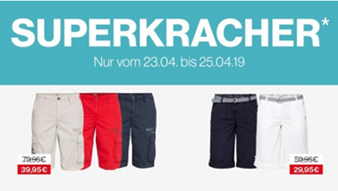 Bild zu Camp David & Soccx: Superkracher mit 50% Rabatt