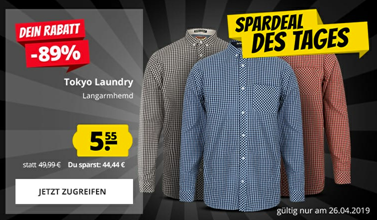 Bild zu Tokyo Laundry Langarmhemden für je 5,55€ zzgl. Versand