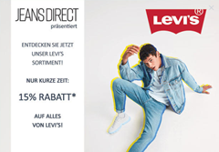 Bild zu Jeans-Direct: 15% Rabatt auf alle Levi´s Artikel