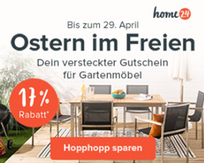 Bild zu home24: 17% Rabatt auf alle Gartenmöbel