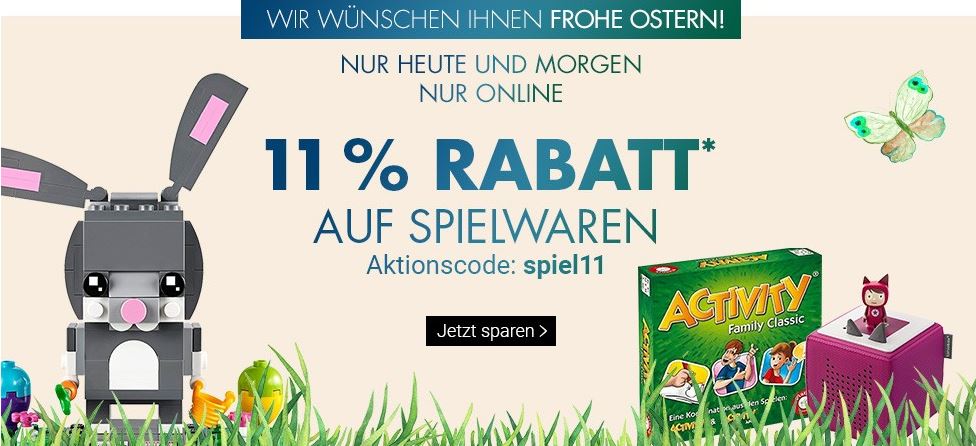 Bild zu Karstadt: 11% Rabatt auf Spielwaren