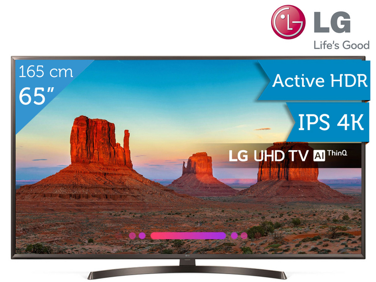 Bild zu 65 Zoll 4K LED-Fernseher LG 65UK6400PLF für 649,90€ (Vergleich: 724,50€)