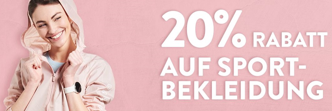 Bild zu Galeria Kaufhof: 20% Rabatt auf Sportbekleidung