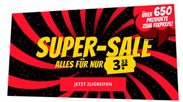 Bild zu [verlängert] SportSpar: hunderte Artikel im Super Sale für je 3,33€