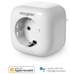 Bild zu Koogeek WiFi Steckdose (funktioniert mit Alexa, Apple HomeKit und Google Assistent auf 2.4 GHz Netzwerk) für 21,68€