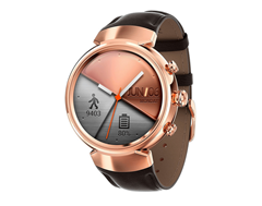 Bild zu ASUS ZenWatch 3 (WI503Q) Smartwatch in Roségold mit Lederarmband Braun + Power Pack für 159€