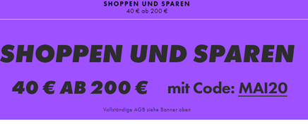 Bild zu ASOS: 40€ Rabatt auf ALLES ab 200€ Bestellwert