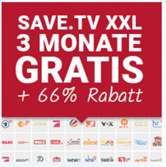 Bild zu [Top] Save.tv ComputerBild Aktion: 3 Monate kostenlos testen + 66% Rabatt auf das XXL-Folgepaket (bei Nichtkündigung)