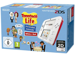 Bild zu Nintendo 2DS weiß-rot + Tomodachi Life für 63€ (Vergleich: 74€)