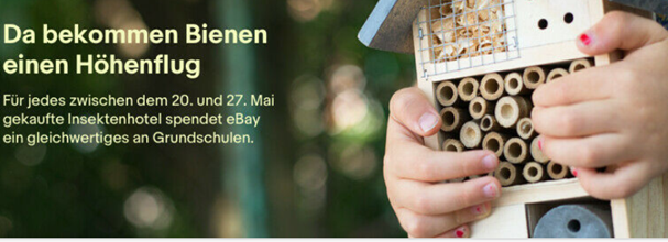 Bild zu [Weltbienentag] eBay: Insektenhotel kaufen + eBay spendet ein zusätzliches an Grundschulen