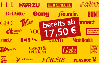 Bild zu [nur noch heute] Leserservice Deutsche Post: verschiedenen 6-Monats-Abos (ab 17,50€) & Prämien im Wert von bis zu 20€ mit dazu + 5€ Extra-Rabatt ab 25€ Bestellwert