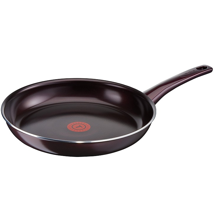 Bild zu 24 cm Bratpfanne Tefal C40204 Dark Ruby für 18,89€ (Vergleich: 21,44€)