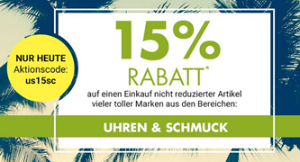 Bild zu Galeria Kaufhof: 15% Rabatt auf Uhren & Schmuck