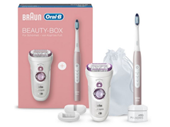 Bild zu BRAUN & Oral-B Beauty Box Epilierer und Schallzahnbürste Weiss/Pink für 84€ (VG: 144,88€)