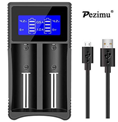 Bild zu [Prime] Pezimu New SW-3 universal Akku Ladegerät mit LCD für 6,98€