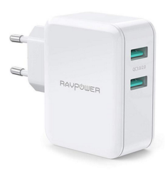 Bild zu RAVPower 36W USB Ladegerät mit Quick Charge und 2 Ports für 11,09€