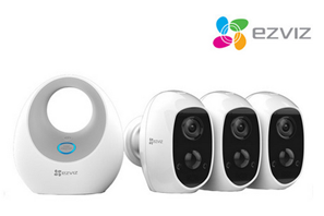 Bild zu Ezviz C3A WLAN IP-Überwachungskamera-Set mit 3 Kameras und W2D Basisstation für 305,90€ (Vergleich: 461,07€)