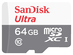 Bild zu SANDISK Ultra microSDXC Speicherkarte 64GB für 10€ (Vergleich: 15,85€)