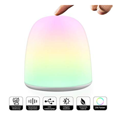 Bild zu kdorrku Kinder Nachtlicht (Warmweiß/256RGB) für 10,99€