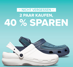 Bild zu Crocs: 2 Paar Schuhe kaufen und 40% Rabatt erhalten