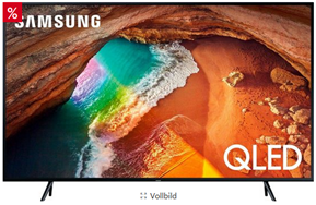 Bild zu Otto: 20% Rabatt auf ausgewählte Samsung-Artikel, so z.B.: Samsung GQ82Q60RGTXZG QLED-Fernseher (207 cm/82 Zoll, 4K Ultra HD, Smart-TV) für 2.325,15€ (VG: 2.499€)