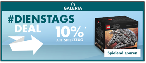 Bild zu Galeria Kaufhof: 10% Rabatt auf Spielzeug