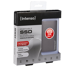 Bild zu Intenso Premium Edition Portable 512GB Externe SSD Festplatte (USB 3.0, Aluminium) für 59€