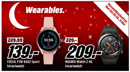 Bild zu MediaMarkt Tiefpreisspätschicht mit Smartwatches