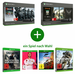 Bild zu Xbox One X 1TB Gears 5 Bundle oder The Division 2 Bundle + ein Spiel (Fifa 20, Call of Duty: Modern Warfare, Forza Horizon 4 oder Ghost Recon) für 366€