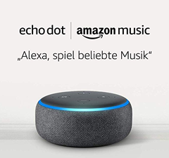 Bild zu [für Prime Kunden] Für Amazon Music Neukunden: Echo Dot (3rd Gen) + 1 Monat Amazon Music Unlimited für 8,98€ (7,99€/Monat danach)