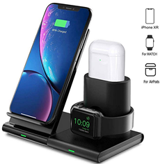 Bild zu Seneo kabelloses Apple Ladegerät, 3 in 1 (iPhone, Watch + Pods) für 23,99€