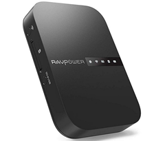 Bild zu RAVPower Filehub (Reise WiFi Router AC750, kabelloser SD-Kartenleser, 6700 mAh Akku usw.) für 39,99€