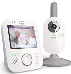 Bild zu Philips AVENT SCD843 Video-Babyphone, 3,5 Zoll Farbdisplay, Eco-Mode, Gegensprechfunktion, Nachtlicht, weiß-grau für 128,69€ (VG: 173,99€)