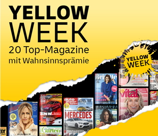 Bild zu [endet am Montag um 8 Uhr] Deutsche Post Leserservice “Yellow Week” mit 20 Magazinen mit erhöhten Prämien