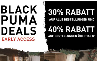 Bild zu [Top] 30% Rabatt auf fast alle Artikel bei Puma (40% Rabatt ab 150€ Bestellwert) – auch auf Sale Ware