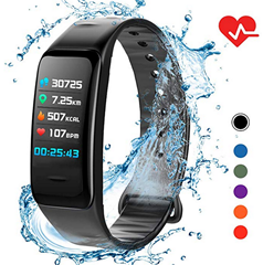 Bild zu Lixada Smart Armband (IP67) mit Schrittzähler, Schlafüberwachung, Herzfrequenz usw. für 17,49€