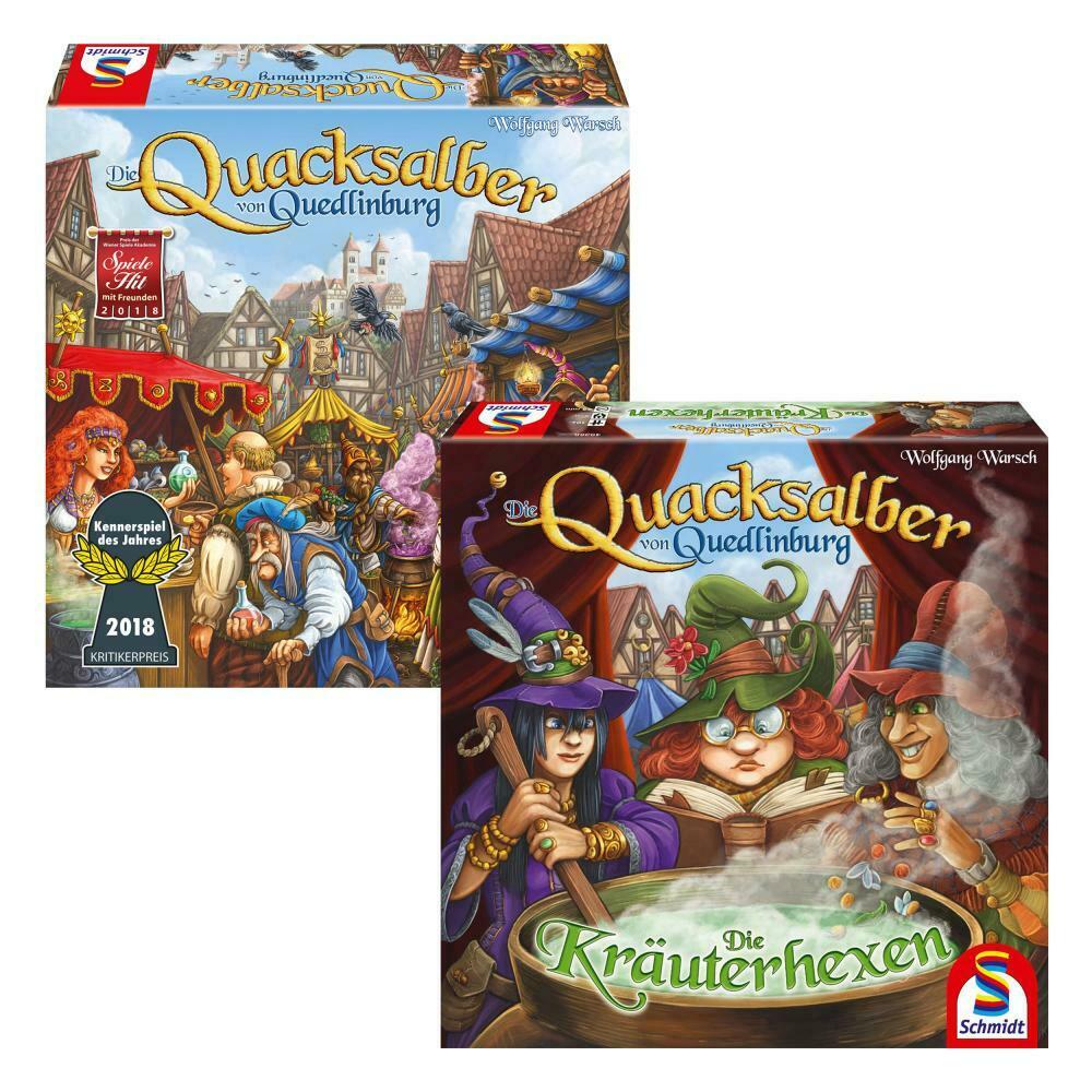 Bild zu Schmidt Spiele Die Quacksalber von Quedlinburg und Erweiterung Die Kräuterhexen für 39,90€ (Vergleich: 51,98€)