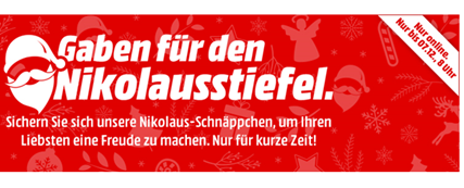 Bild zu MediaMarkt: “Gaben für den Nikolausstiefel” mit verschiedenen Angeboten