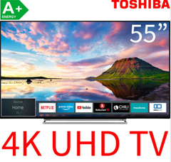 Bild zu Toshiba 55U5863DA LED-Fernseher (140 cm/55 Zoll, 4K Ultra HD, Smart-TV, Dolby Vision HDR, HDR10, HLG) für 388€ (VG: 459,94€)