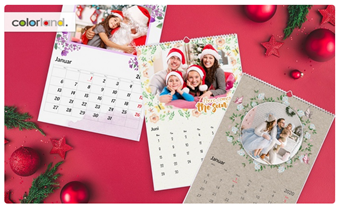 Bild zu Groupon: verschiedene Gutscheine für personalisierte Kalender von Colorland, so z.B. 5 x A4 für 19,72€ inkl. Versand (3,94€ pro Kalender)