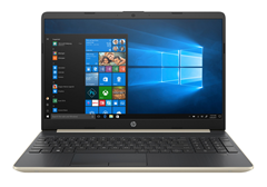 Bild zu HP 15″ dw0415ng FHD Notebook (i5-8265U 8GB/256GB SSD Win10) in gold für 399€ (VG: 519€)