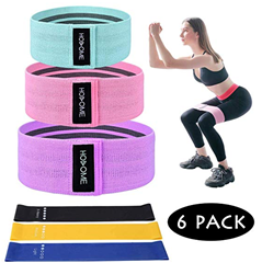 Bild zu Hosome Fitnessbänder Set (3 Fabric Loop Bänder + 3 Latex Gymnastikbänder) für 13,76€