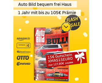 Bild zu Jahresabo der “AutoBild” für 127,80€ mit bis zu 105€ Prämie