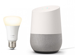 Bild zu Google Home + gratis Philips Hue White E27 Bluetooth für 73,95€