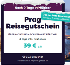 Bild zu 2 Übernachtungen in Prag inkl. Frühstück und Schifffahrt für nur 34 € pro Person