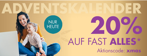 Bild zu Galeria: nur heute 20% Rabatt auf fast Alles