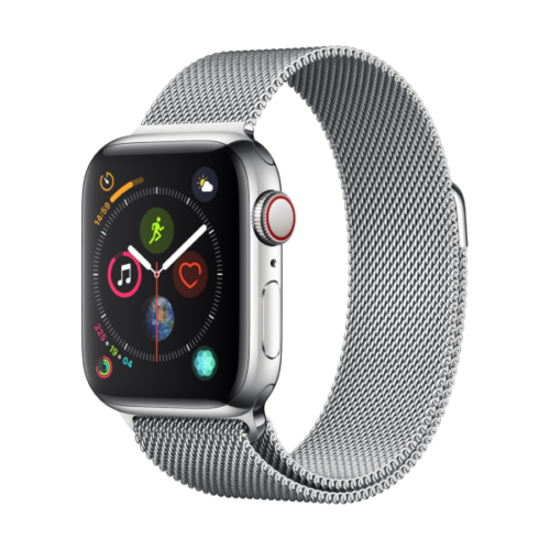 Bild zu [ausverkauft] Apple Watch Series 4 LTE 40mm Edelstahlgehäuse mit Milanaise Armband für 399,90€ (Vergleich: 774€)